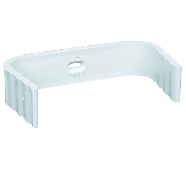 Clip Downspout Trdnl Wht 2X3In, Euramax, Mfr#: M0634-30